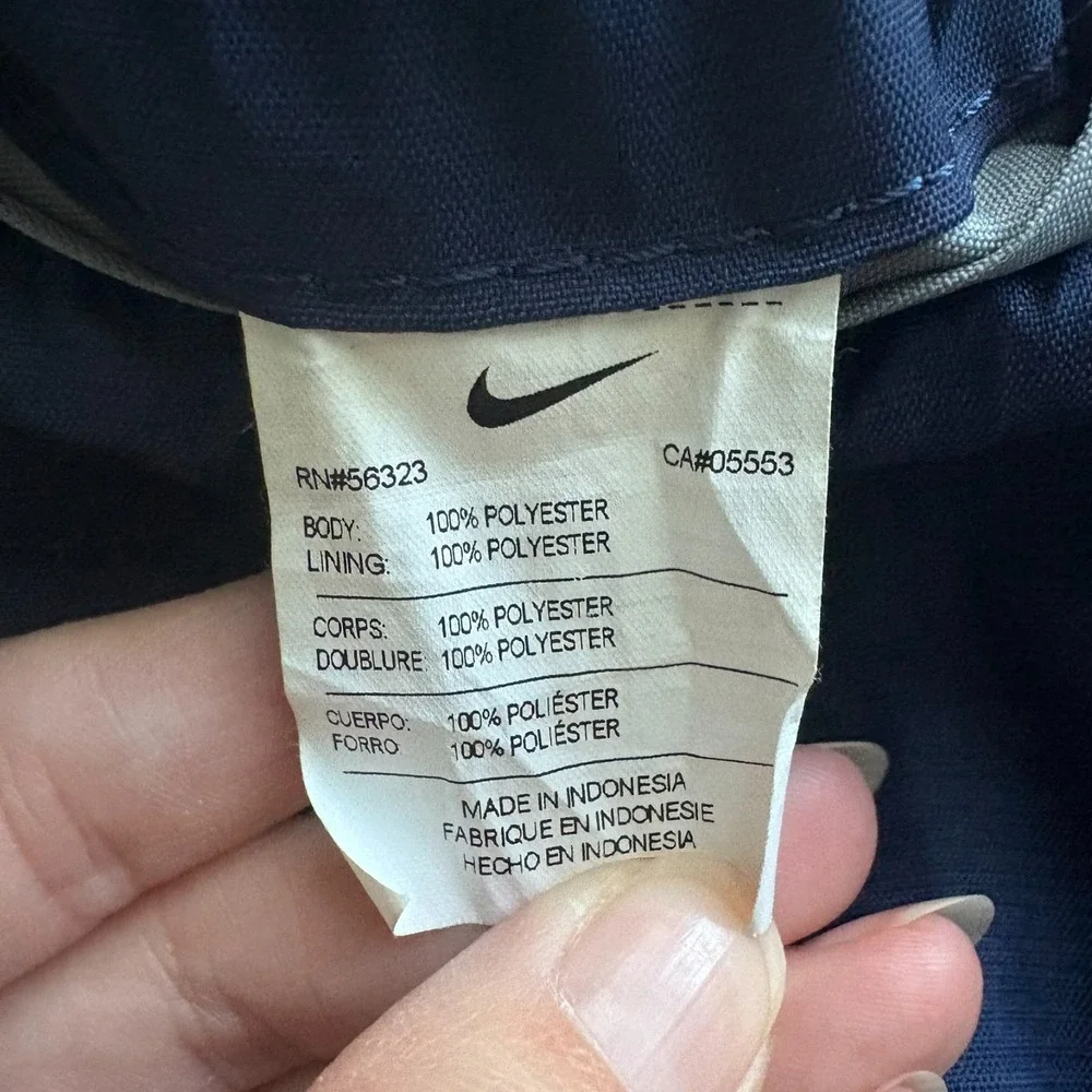 Nike Navy Drawstring Gym Bag 17